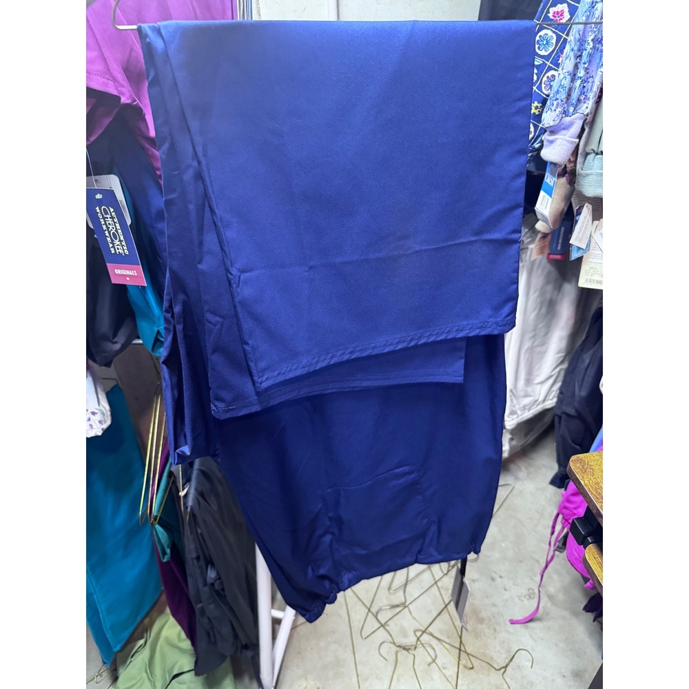 Cherokee Luxe Women Navy Blue Medical Scrub Pants 1066 Size 4XL NWT